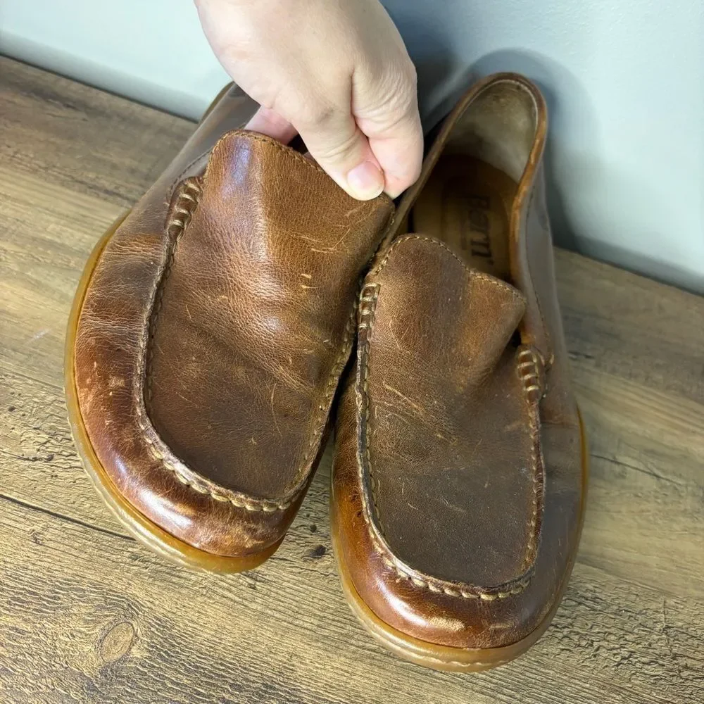 Born brown leather